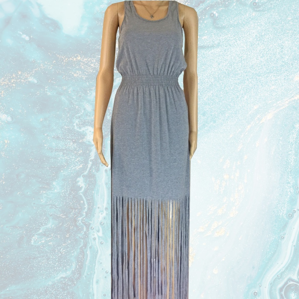Rubbish BP Fringed Maxi Dress